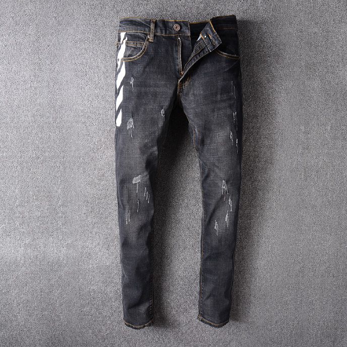 off white skinny jeans mens