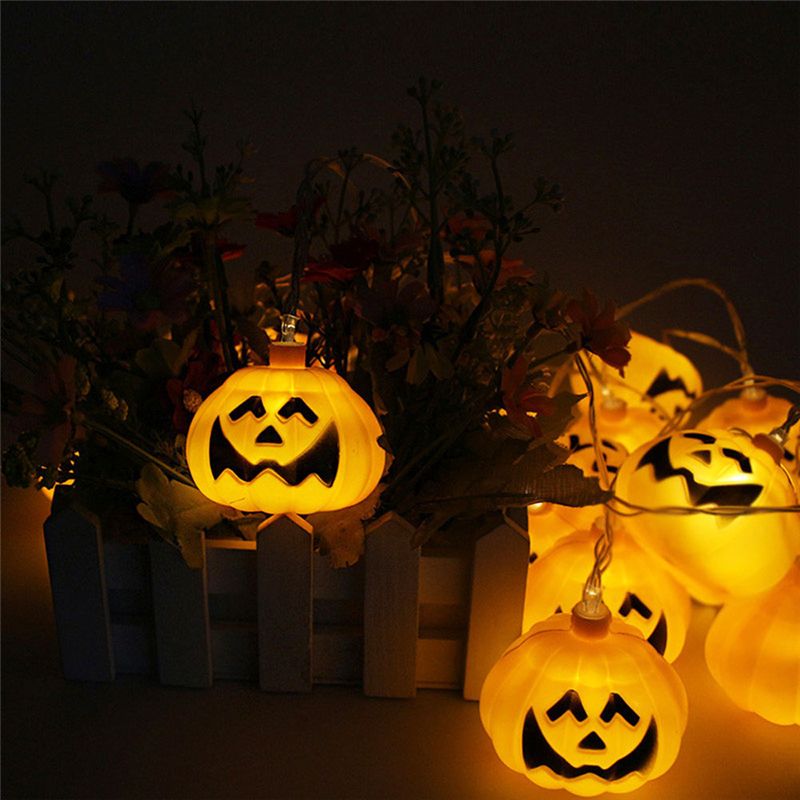 3 5m 16 Led Pumpkin String Light Battery Operated Orange 3 5m 16 Led Pumpkin String Light Battery Operated Orange Lights Holiday Decoration