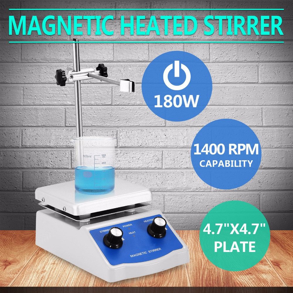 2021 1000ML Lab Stirrer Mixer Stirrer With Heating Plate