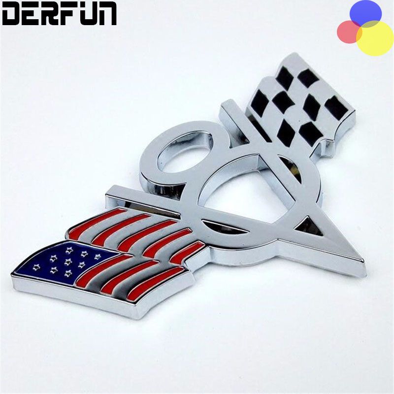 Auto Motorrad Teile Aufkleber Embleme V8 Usa Amerikanische Flagge Auto Emblem Abzeichen Aufkleber Fur Jeep Dodge Ford Lanterne Jp