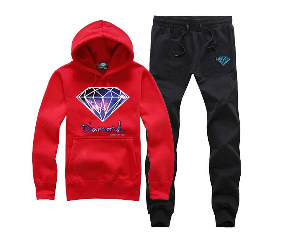 Fashion Printed Diamond Supply Co Men 