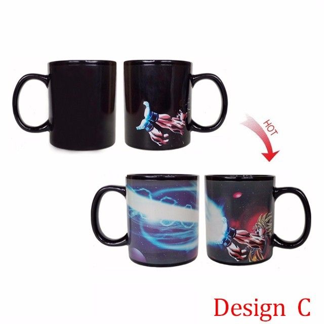 Dragon Ball Z Mug SON Goku Cambio de color en caliente Taza de calor Reactivo de Dragon Ball Z Mug SON Goku Cambio de color en caliente Taza de calor Reactivo de