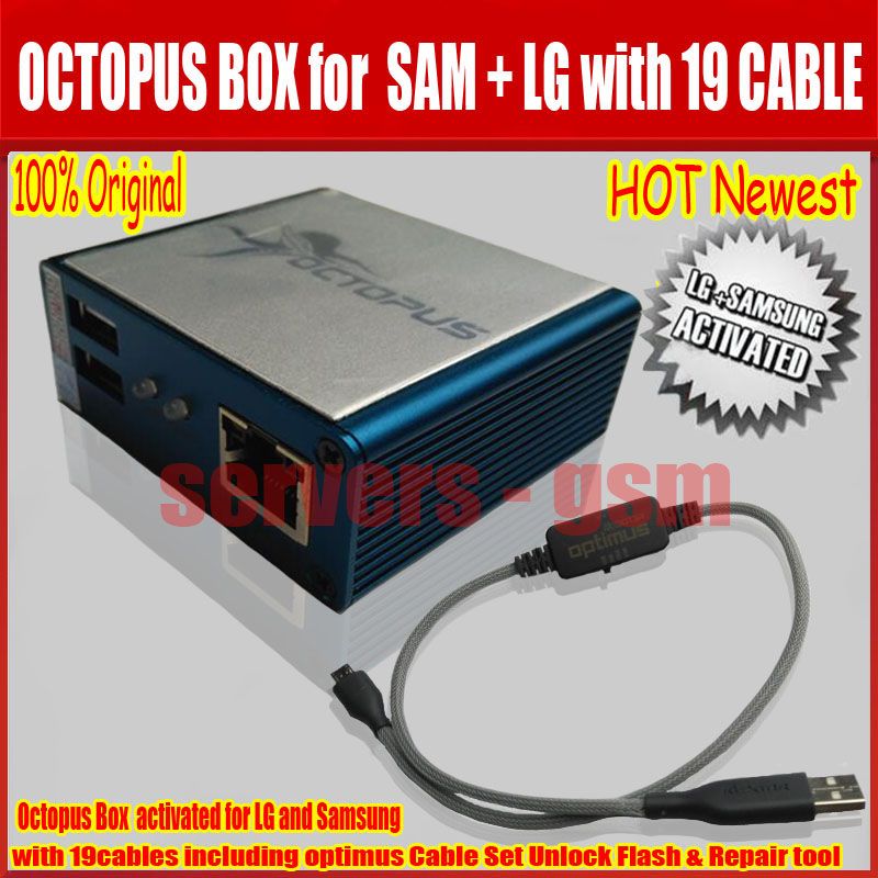 Caja Octopus activado LG y Samsung 2020 reparación Flash Unlocker Usa