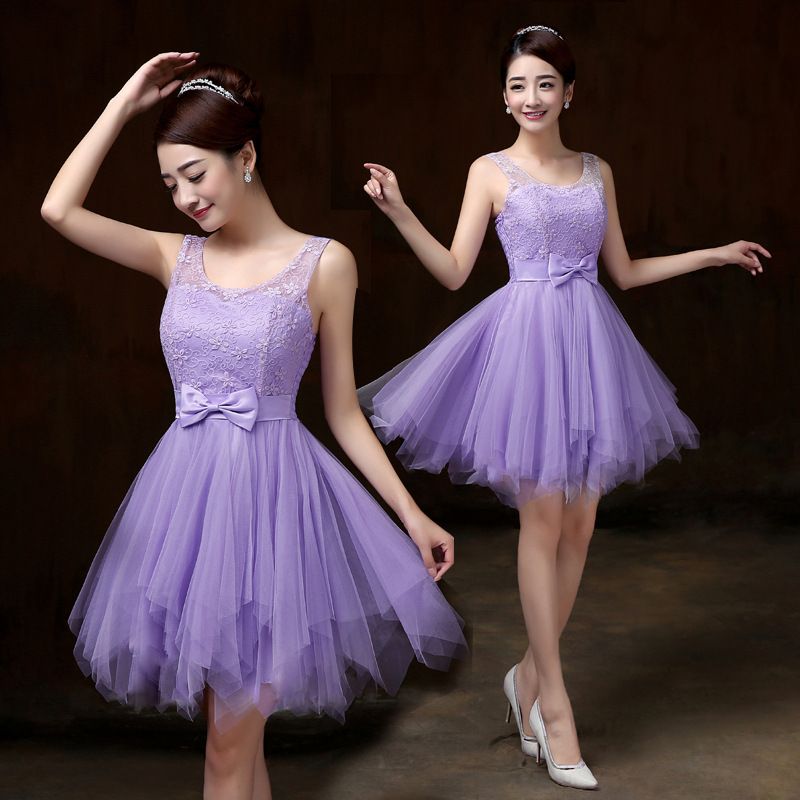 Popodion party-vestidos-vestidos de dama de honor violeta barato vestido corto para invitados de la Popodion party-vestidos-vestidos de dama de honor violeta barato vestido corto para invitados de la