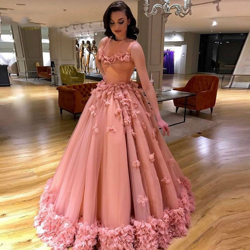 Elegant Formal Evening Dress Ball Gown 