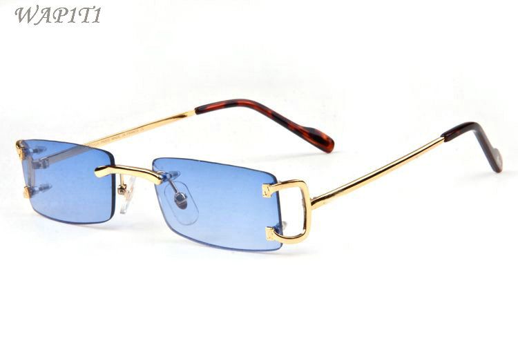 Gafas De Sol Cuadradas De Metal Para Hombre Y Mujer Anteojos De sunglasses 