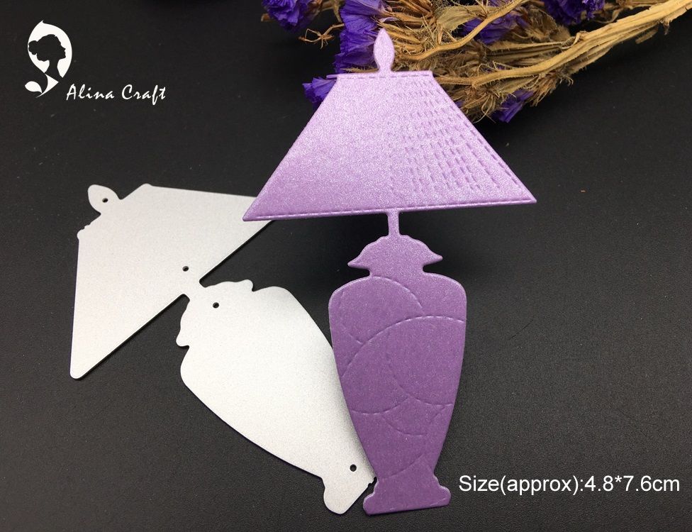 2018 Metal Cutting Dies Die Cut Bottle Shape Table Lamp Sbook Card Paper Craft Embossing Stencils Punch From Chance 1 91 Dhgate Com