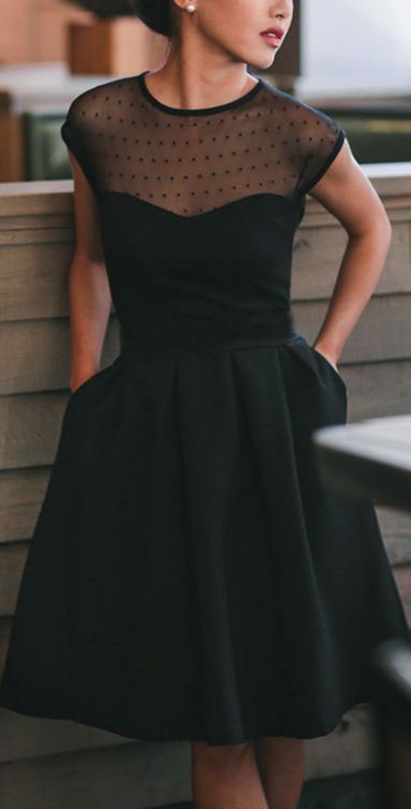 Little black dress with pockets Clearance