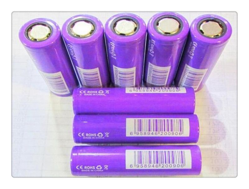 2020 Free Hot Rechargeable Battery High Quality Purple Imr 18650 Batteries 35a 2500mah Flat Top Lithium For Electonic Cigarette From Amymrschina2016 2 18 Dhgate Com