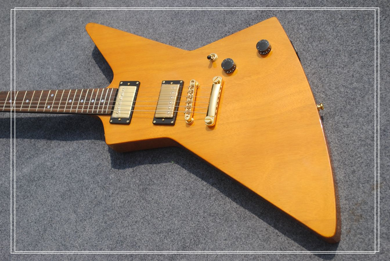 Großhandel Custom Shop Explorer E Gitarre Aus Holz Hohe Qualität Versandkostenfrei OEM Verfügbar