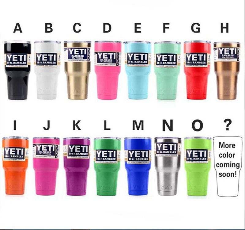 yeti tumbler colors