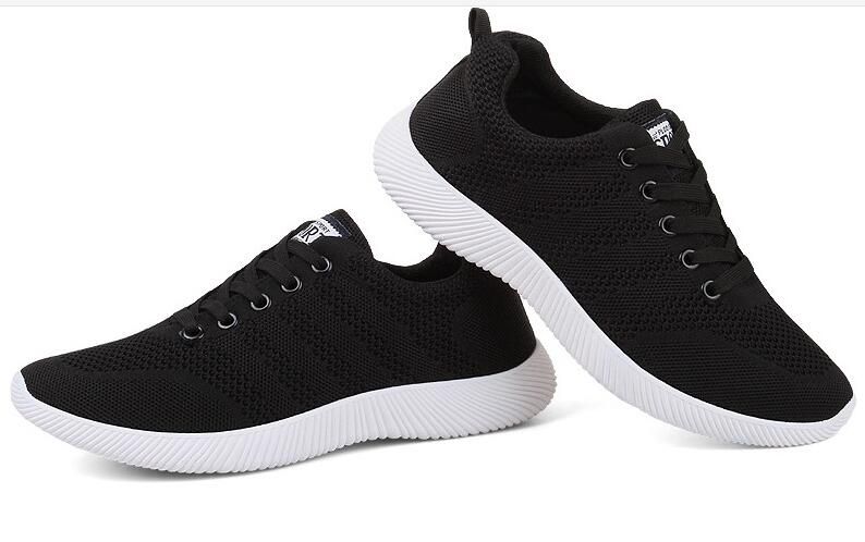 Men Women Casual Shoes Breathable Lace 