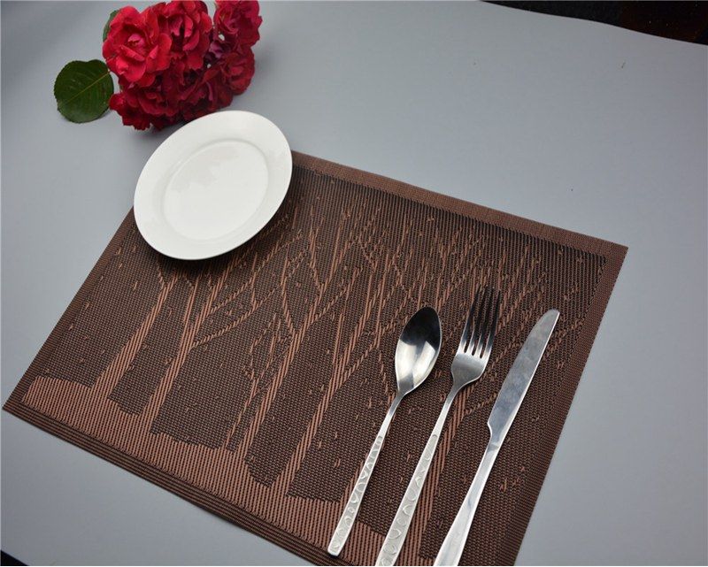 cartoon dinner placemats pvc place table mats forest tree tableware dinnerware lovely kitchen table pads tools - Kitchen Table Mats cartoon dinner placemats pvc place table mats forest tree tableware dinnerware lovely kitchen table pads tools - Kitchen Table Mats