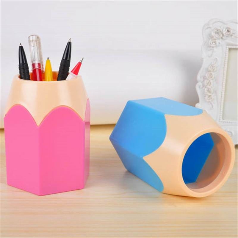 2020 Moq Pencil Makeup Brush Holder Pen Cup Box Desk