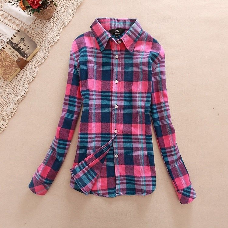 camicia quadretti donna