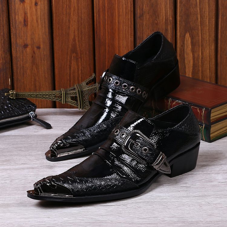 scarpe a punta uomo anni 70