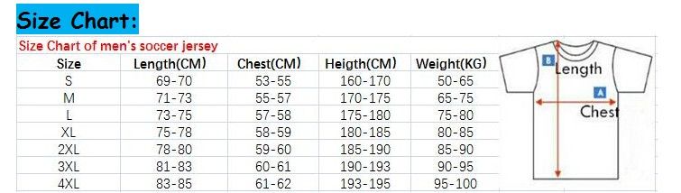 Mexico Size Chart