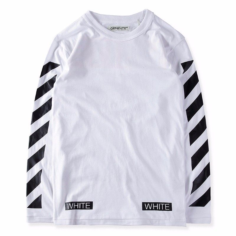 maglia maniche lunghe off white