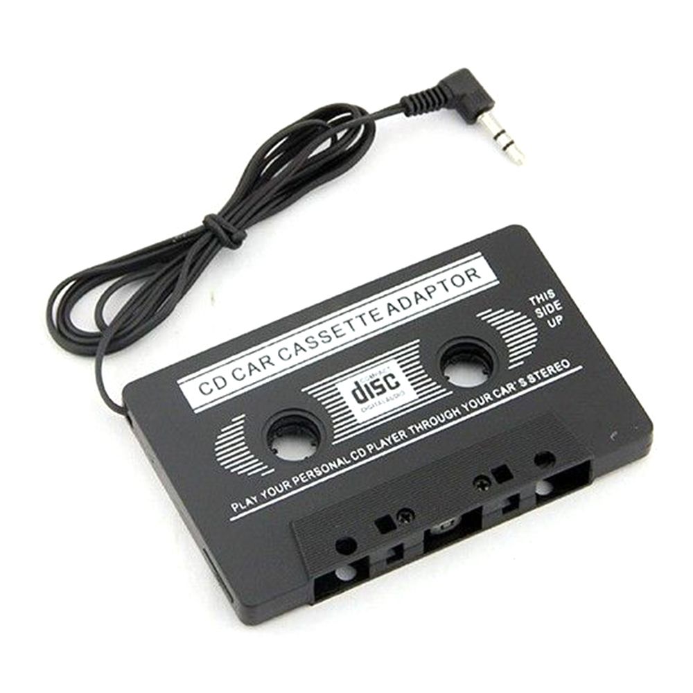 Оптовая продажа 50 шт./лот 3.5 мм универсальный автомобиль аудио кассета адаптер аудио стерео кассета адаптер для MP3-плеер телефон черный