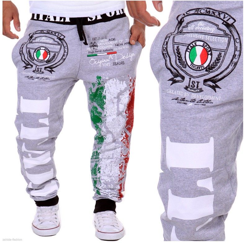 mens loose bottom joggers
