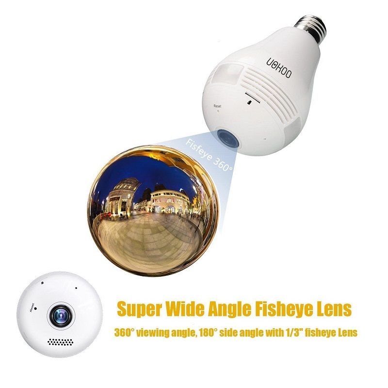 satin al hd wifi ampul kamera globe panorama kamera 360 derece ampul p2p ip kamera hareket algilama uyari iki yonlu communictaion acti tl178 11