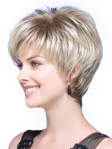 Xiu Zhi Mei New Fashion Short Hair Wig Very Cool Short Ombre Black