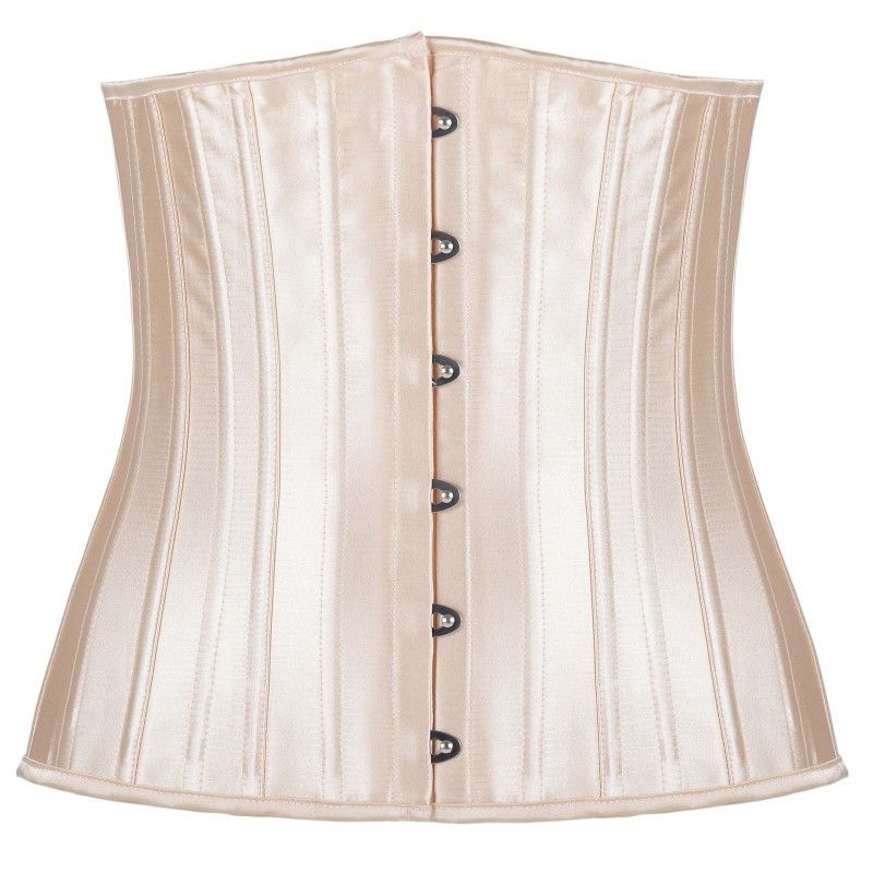 2021 Corset 24 Full Steel Bone Waist Cincher/Trainer Satin Corset Waist Training Corsets