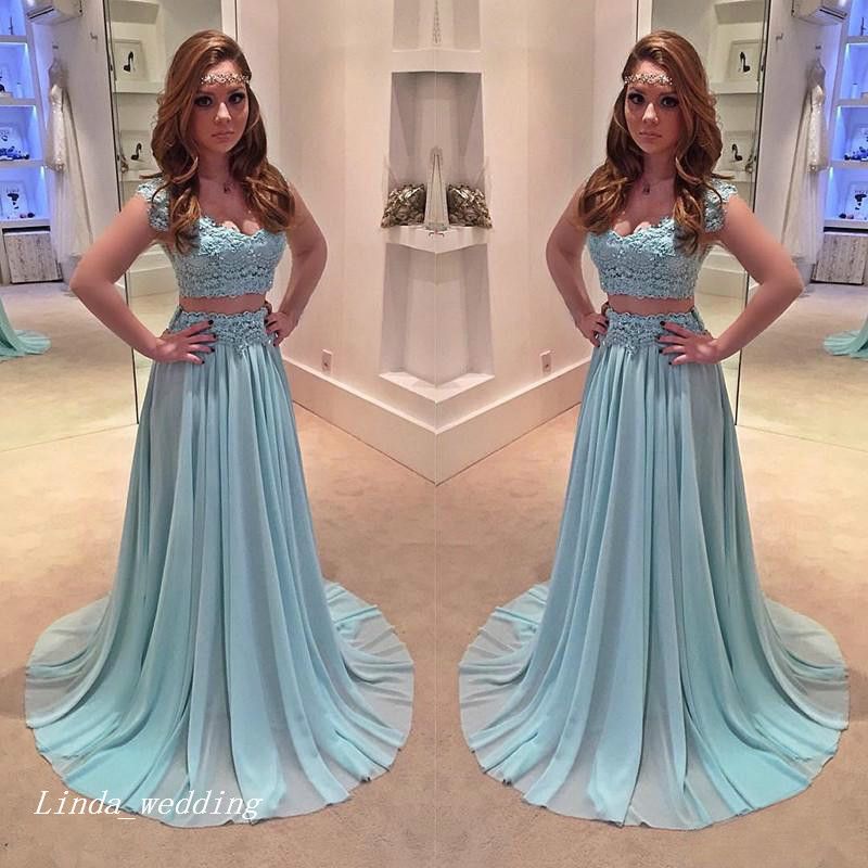 light teal prom dresses