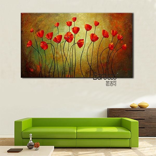 21 Hand Painted Modern Simple Red Flowers Oil Painting On Canvas Wall Art Decoration Home Or Office No Framed From Chinaart13 47 74 Dhgate Com 21 Hand Painted Modern Simple Red Flowers Oil Painting On Canvas Wall Art Decoration Home Or Office No Framed From Chinaart13 47 74 Dhgate Com