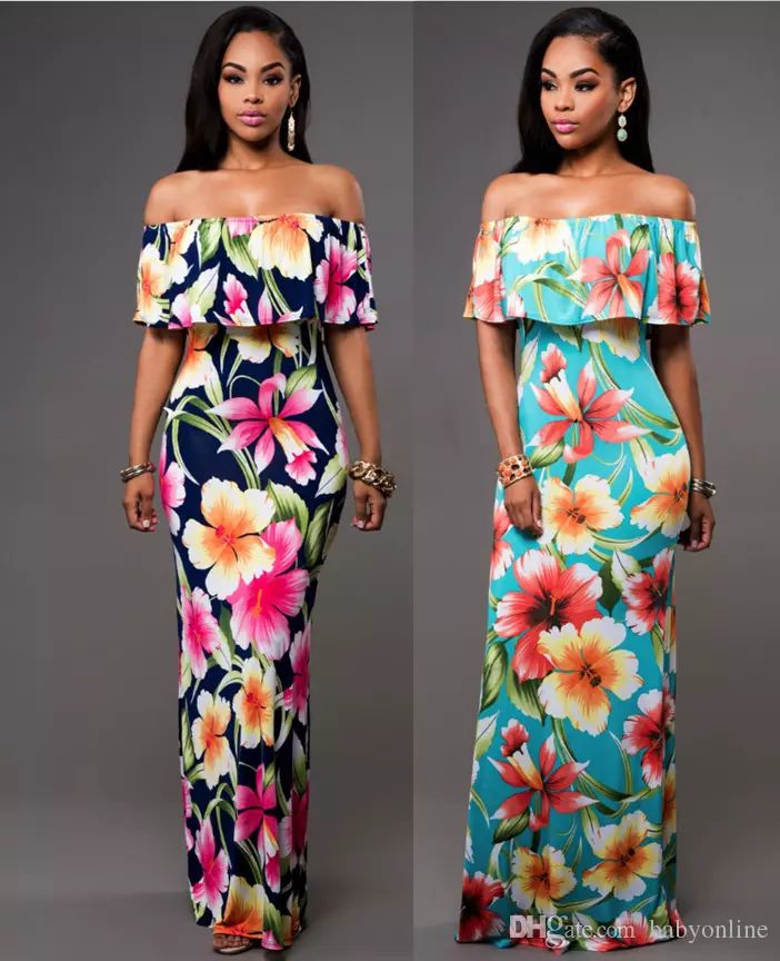 cheap summer long dresses