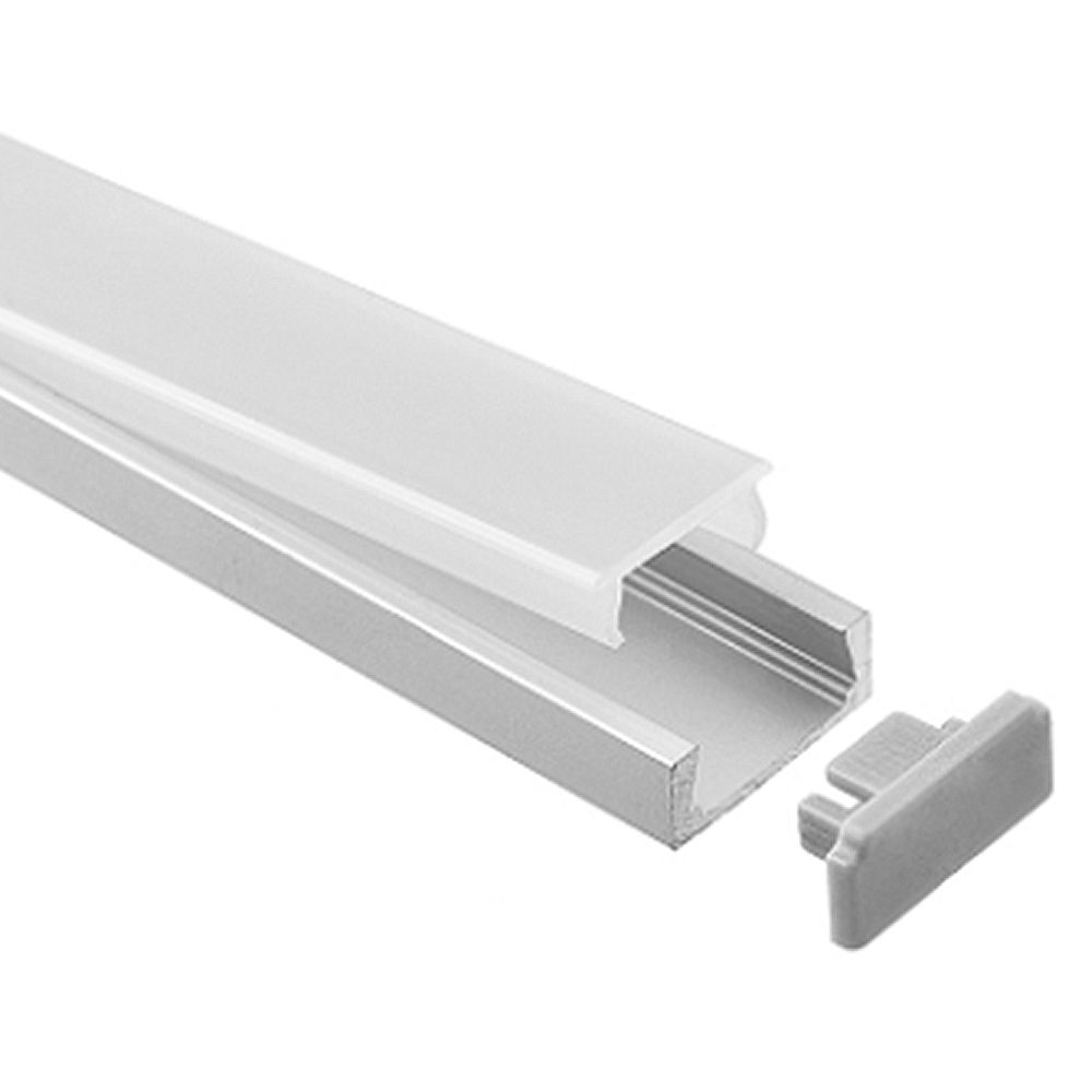 Details about   Aluminium LED Strip Profile for LED  with Pressed Cover   1 m LL 05 
