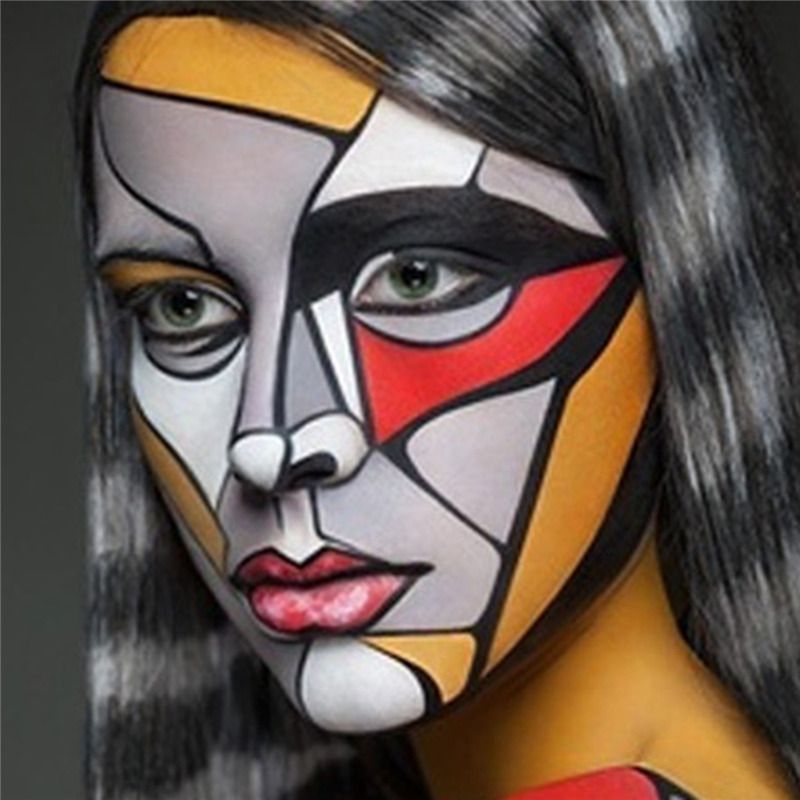 Image result for body face oil paint