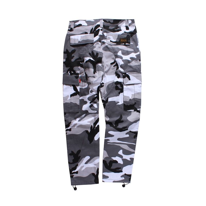 2021 Camo Cargo Pants For Mens Fashion Baggy Tactical Trouser Hip Hop ...