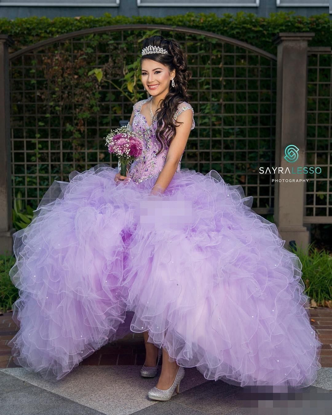 lilac quinceanera