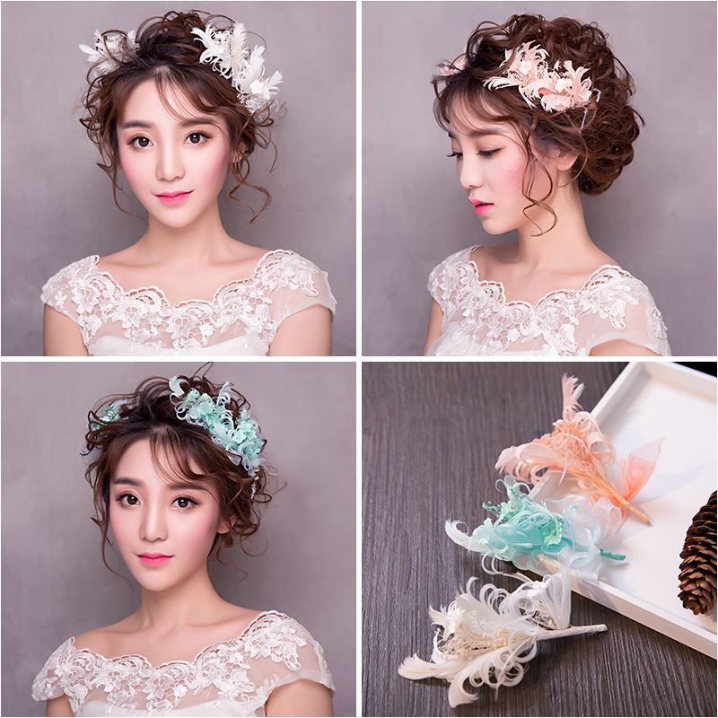 bridal flower headdress