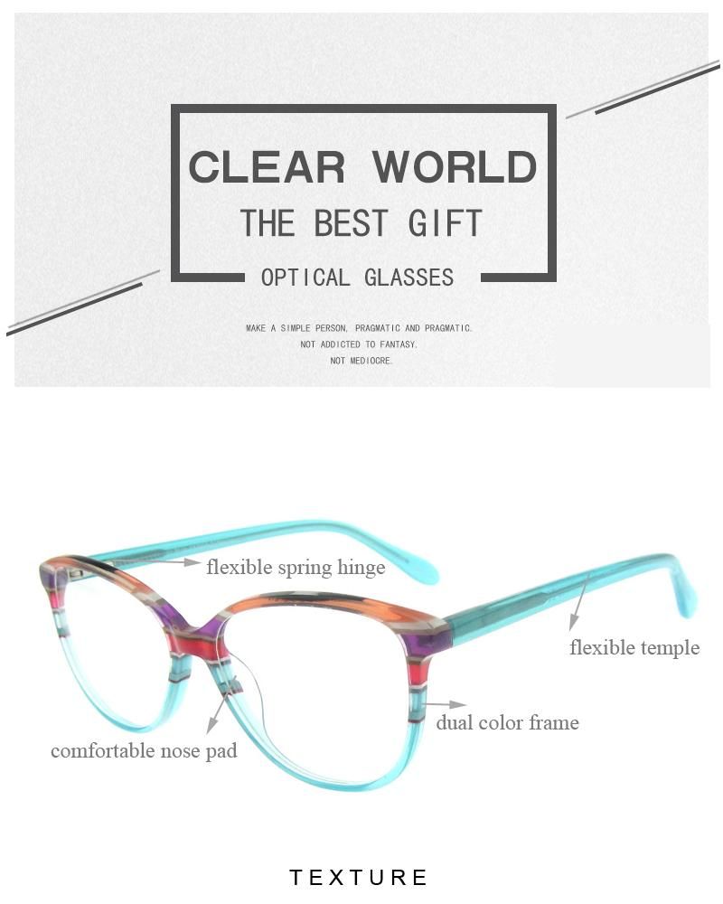 rainbow eyeglass frames
