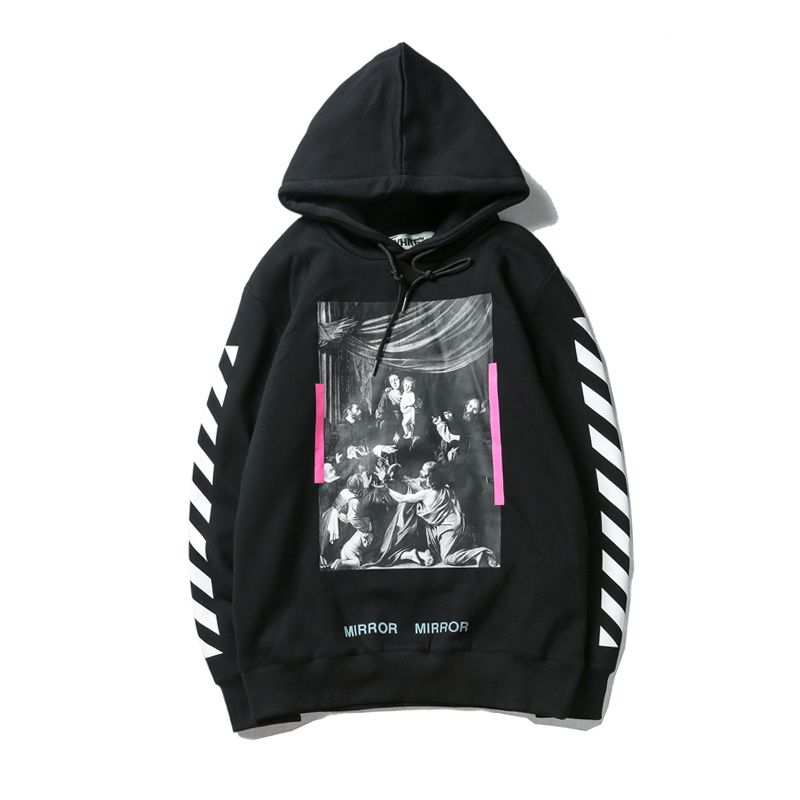 Compra Venta Caliente De La Marca OFF WHITE Pintura Al Óleo Sudadera Con  Capucha Hombres Y Algodón Negro Mens Sudaderas Con Capucha Y Sudadera Otoño  Invierno Sudadera Con Capucha De Los Hombres