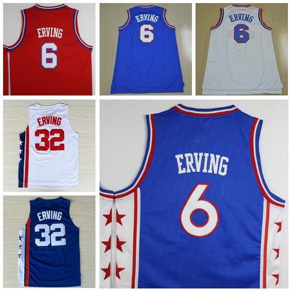 Dr J Julius Erving Jerseys Uniformes 