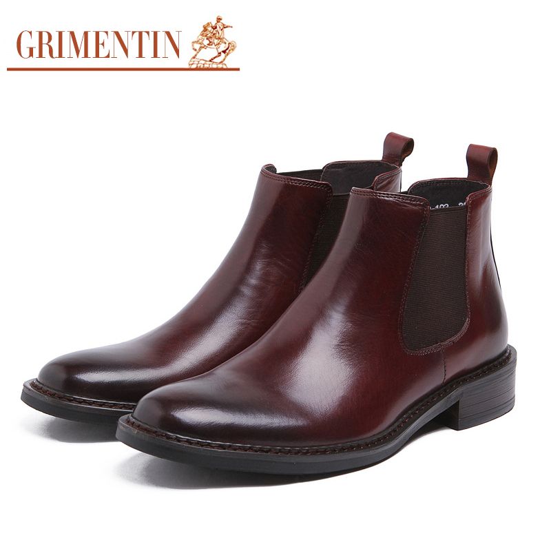 Grosshandel Grimentin Italienische Mode Herren Stiefel Heisser Verkauf Echtes Leder Schwarz Braun Formale Manner Stiefeletten Fur Marke Kleid Leder Herrenschuhe Von Grimentin 192 75 Auf De Dhgate Com Dhgate