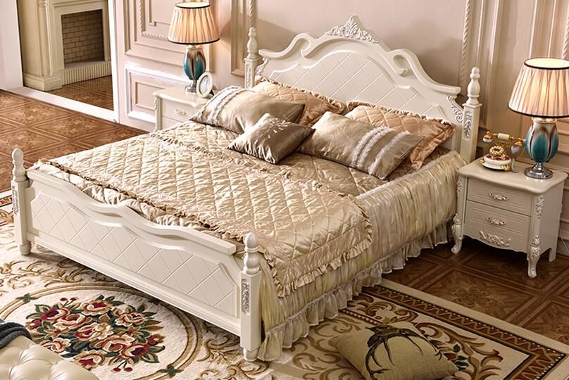 2019 White Thailand Rubber Wood Solid Wood Bedroom Furniture With Storage From Cicero 5527 64 Dhgate Com