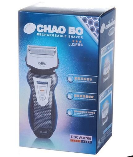 chaobo men's rechargeable cordless electric razor shaver groomer double edge trimmer us