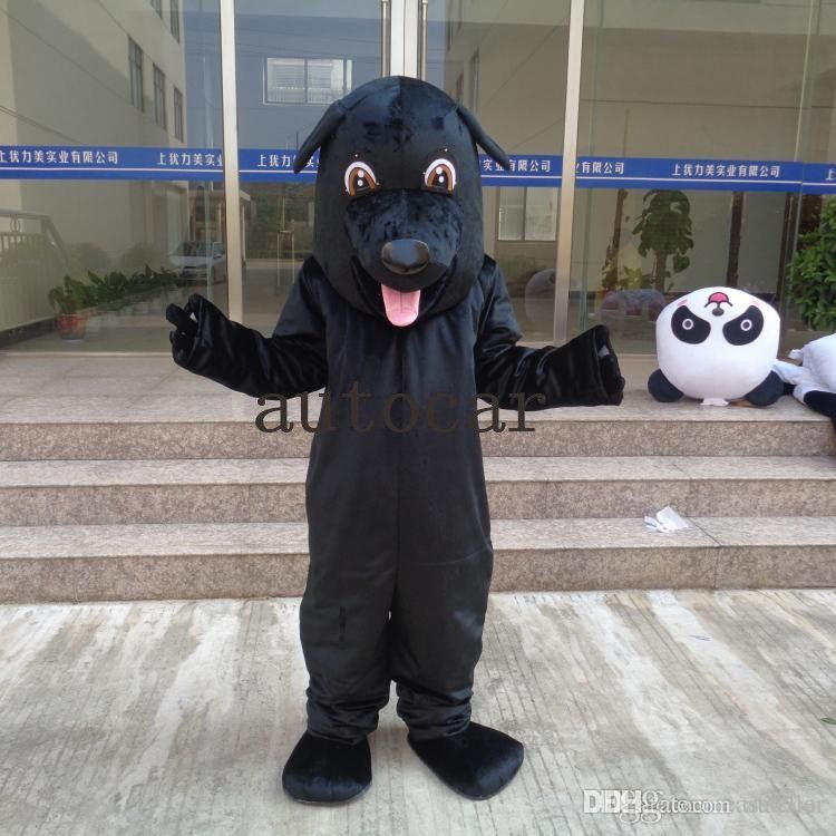 Black dog costume for adults Clearance
