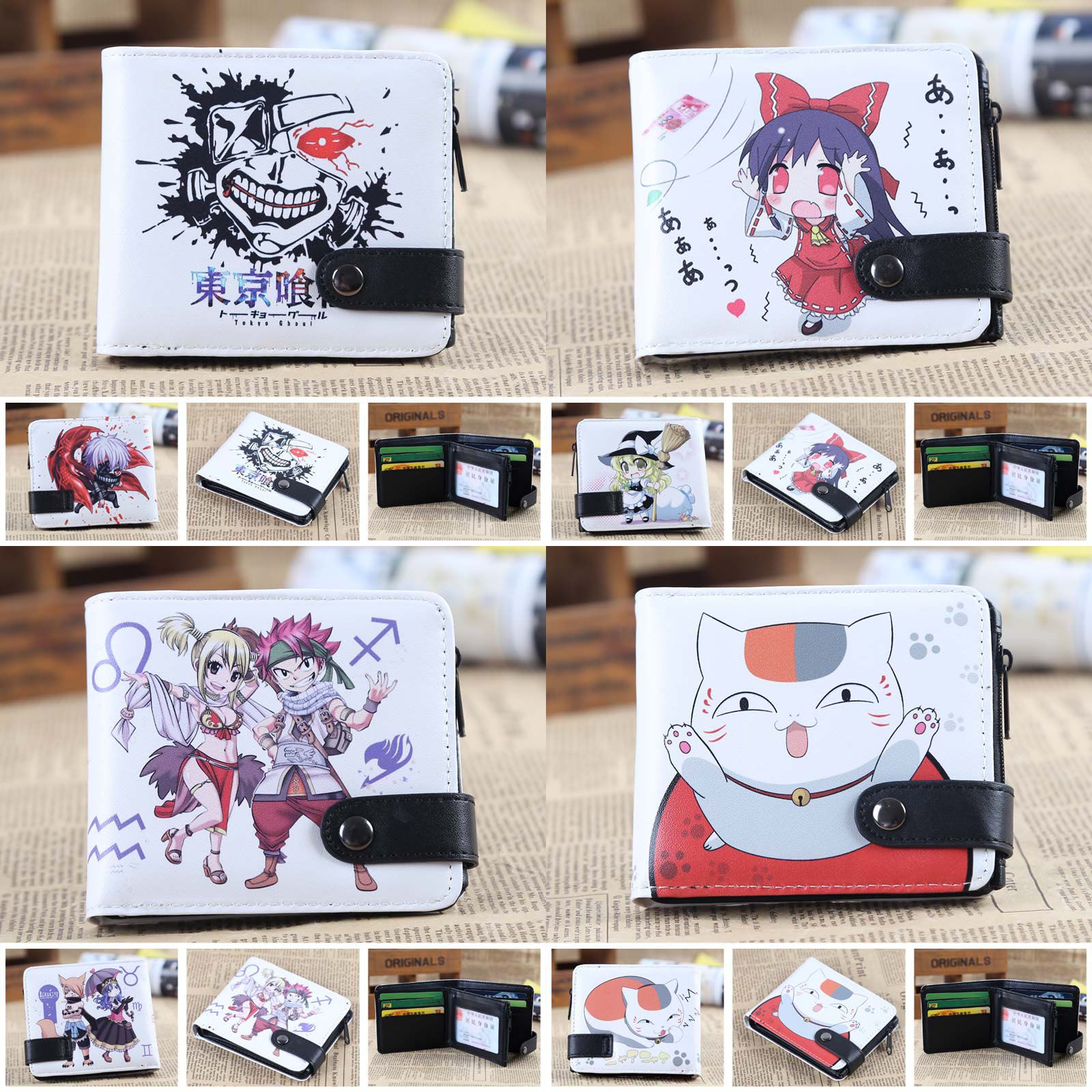 Anime Totoro, Hatsune Miku, One Lovelive, Fairy Tail, Naruto, PU cortas a cero