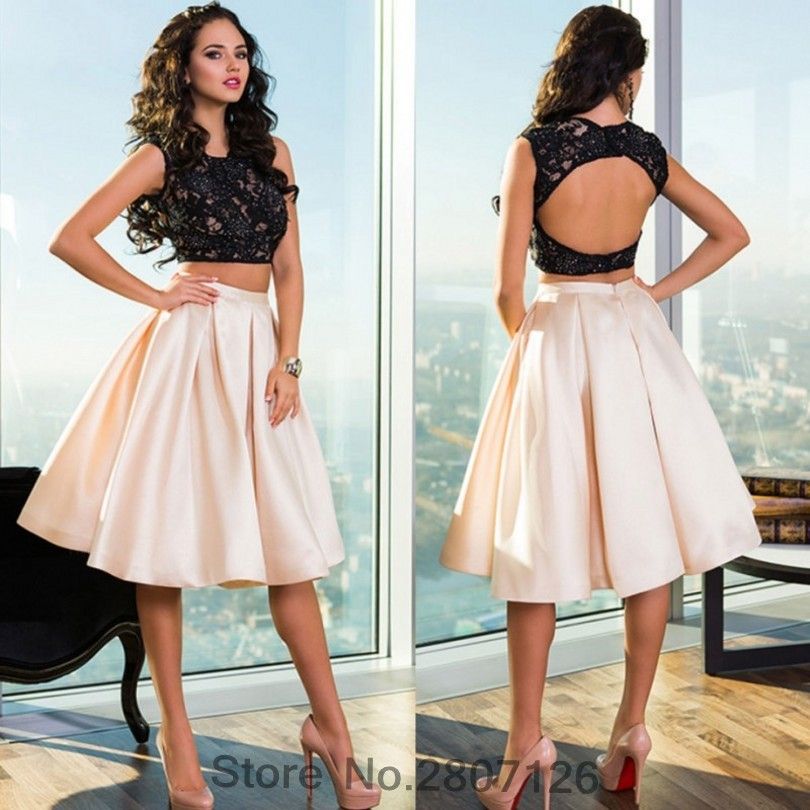 robe de cocktail 2 pieces