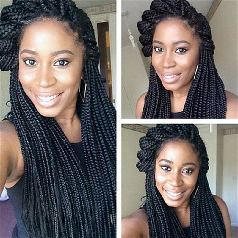 Micro braid wig african american braided wigs for women 14