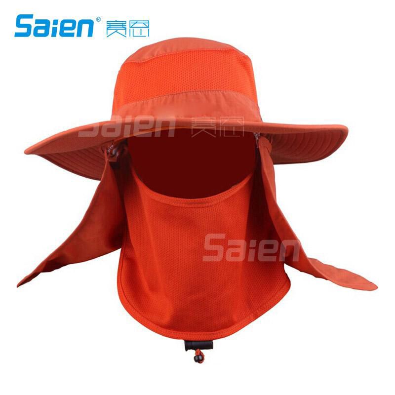 sun cap with flaps
