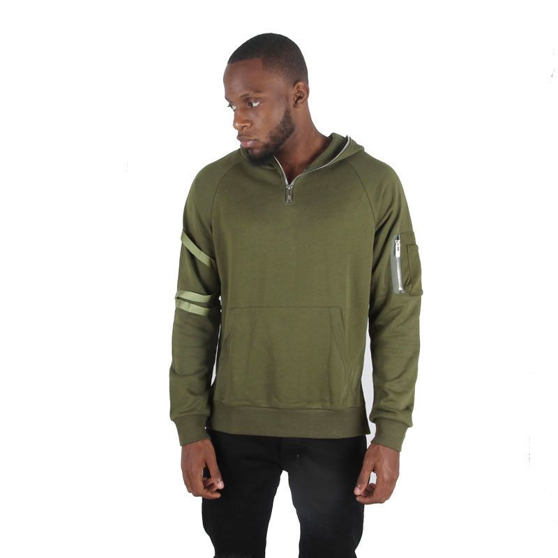 mens green hooded sweatshirt