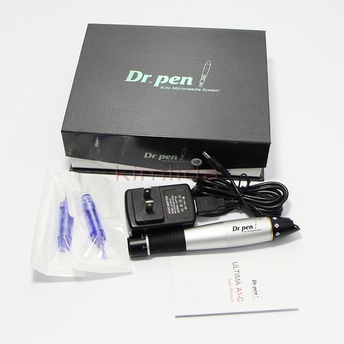Nieuwe A1-C Dr. Pen Derma Pen Auto Microneedle Systeem Verstelbare Naaldlengtes 0.25mm-3.0mm Elektrische Dermapen Stamp Auto Micro Naald Roller