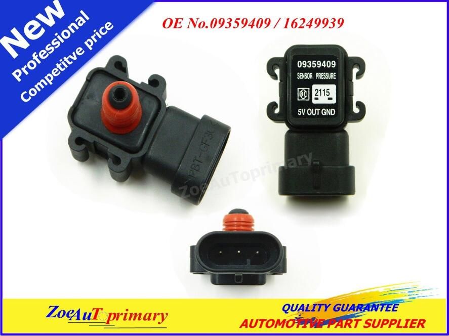 1 BAR Map Sensor For Pontiac Bonneville Firebird Grand Prix Saturn Ion 09359409 1 BAR Map Sensor For Pontiac Bonneville Firebird Grand Prix Saturn Ion 09359409