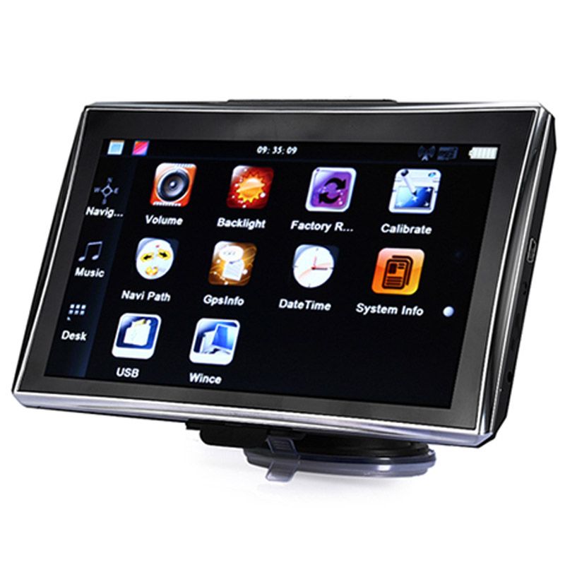 X7 Car GPS Navigation 7 Inch Bluetooth AV IN Vehicle Navigator 800 X